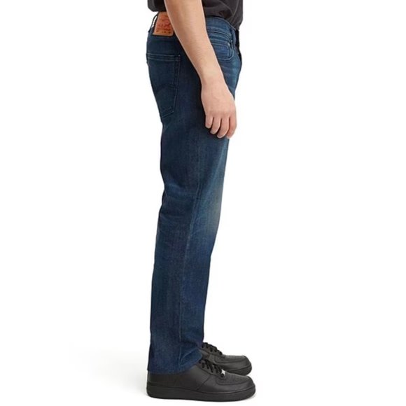 NWT Levi's Men's 514 STRAIGHT FIT FLEX JEANS Stretch Burch Dark Wash Size 32x34 - Picture 3 of 11